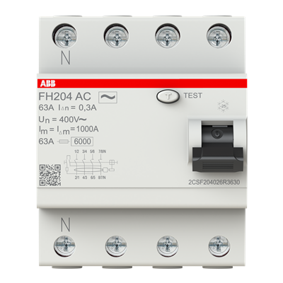 2CSF204026R3630 I. DIF. 4x63x0.3A AC N. ESQ.